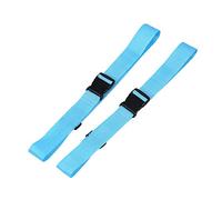 Pyugxab 2 correas ajustables para equipaje de viaje, hebilla de amarre, color azul, azul, 2x