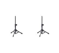 Pyugxab 2 mini trípode de mesa para micrófono con rosca de 3/8 pulgadas para reuniones, conferencias, hablar y