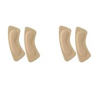 Pyugxab 2 pares de plantillas para zapatos, almohadillas de forro para el talón, almohadillas invisibles para el talón