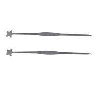 Pyugxab 2 piezas de acero inoxidable para violín con sonido de poste, herramienta de reparación de sujetadores sólidos S, accesorios de piezas de violín