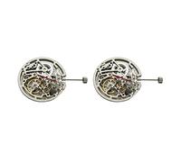 Pyugxab 2 piezas de mecanismo automático para herramientas de reparación de relojes TY2809, plata
