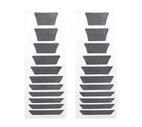 Pyugxab 2 rotuladores para diapasón, pegatinas para guitarra y bajo, trapecio