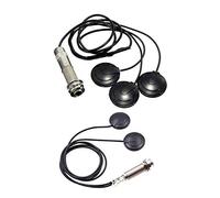 Pyugxab 2 transductores universales piezoeléctricos 3 de 6,35 mm para guitarra acústica, ukelele, mandolina, 78 cm y 55 cm