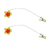 Pyugxab 2 Uds. Anillo de Clip para ala de Sombrero, Comedero de Flores y Pájaros de Doble Propósito, Comedero para Pájaros, Artefacto para Atraer Pájaros Al Aire Libre