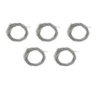 Pyugxab 20 cuerdas de acero inoxidable para bajo, accesorios para guitarra, calibre chapado en plata