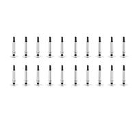 Pyugxab 20 lápices capacitivos universales de disco transparente para pantalla táctil, punta de repuesto, punta de dibujo, escritura