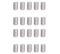 Pyugxab 20 piezas bicicleta pedal perno acero sin esquí perno pin clavo para pedales de bicicleta accesorios 6 x 3.9 mm