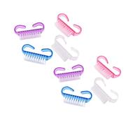 Pyugxab 20 Uds Cepillos de Limpieza de UñAs Multicolor Mano Cepillo de UñAs Limpiador Kit de Fregado Pedicura para Dedos de los Pies y Manicura de UñAs