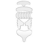 Pyugxab 22 pegatinas reutilizables de silicona para eliminar arrugas, cara, frente, cuello, ojos, almohadilla antienvejecimiento, apriete de la piel, de cuidado