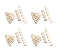 Pyugxab 24 de Puente + Silla + Silla de Puente Hueso Guitarra Acustica