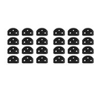 Pyugxab 24 Piezas de Rodillos de Guitarra Clásica, árboles de Cuerda, Guías de Retención, Cerraduras de Cuerda de Guitarra, Abrazadera de Bloque de Tuerca, Negro