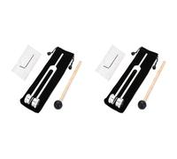 Pyugxab 2X 128 Hz Diapasón Diapasón Bioacústico Ponderado para Terapia Diapasón Acústico Deslizante de 128 Hz