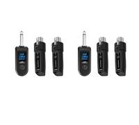 Pyugxab 2X Adaptador UHF XLR, Transmisor y Receptor de Micrófono Inalámbrico para Micrófono Dinámico, Mezclador de Audio para Guitarra, PA