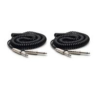 Pyugxab 2X Cable de Resorte para Guitarra 6.35/6.5 Cable de Audio para Bajo de Guitarra Cable de ProteccióN 5M para Conectar el Sonido de la Guitarra Eléctrica