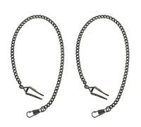 Pyugxab 2X Cadena de Reloj de Bolsillo Vintage Antiguo Retro Bronce