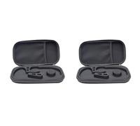 Pyugxab 2X Caja de Almacenamiento de Estetoscopio Portátil de Carcasa de EVA, Bolsa de Viaje para Bolígrafos Organizador para Cinta Pinzas Linterna, Negro
