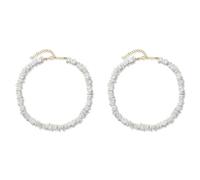 Pyugxab 2X Collar de Conchas Puka para Mujer Boho Tropical Hawaiian Beach Puka Shell Surfer Gargantilla Collar Joyas Hombres Mujeres