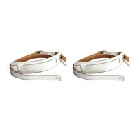 Pyugxab 2X Duradero y Hebilla de Metal Correa de Guitarra EléCtrica CinturóN Hombrera Correas de Guitarra Vintage Ajustables-Color