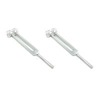 Pyugxab 2X El Diapasón de Aleación de Aluminio de 128Hz Se Puede Usar para Regalos de Selección de Orejas, Alta Calidad Y Mano de Obra de Lujo