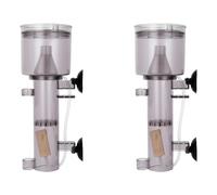 Pyugxab 2X Espumadera de ProteíNas para Tanque de Peces, Espumadera de ProteíNas para Acuario Filtro de Agua Salada Filtro de Tanque Interno para PequeñOs Acuarios de Coral