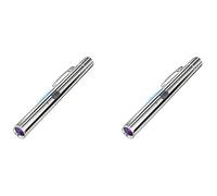 Pyugxab 2X Lámpara de Madera Portátil, Luz Negra Ultravioleta para El Cuidado de Perros/Gatos, Detector de Tiña de, Detector de Orina para Mascotas, Recargable