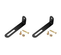 Pyugxab 2X Piezas de Soporte para Guitarra EléCtrica Soporte de Placa de Rascar con Tuerca Tornillos Dorados para LP Golpeador de Guitarra