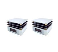 Pyugxab 2X Placa Caliente de 65W SMD Precalentador EstacióN de Retrabajo de Precalentamiento Placa PCB Soldadura Desoldadora Placa de Calentamiento Herramienta de ReparacióN LED