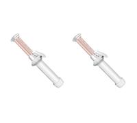 Pyugxab 2X Sin Cable Curling Iron 1-Pulgada Ceramic Wand Profesional 2 en 1 Mini Rizador de Pelo para Rizos Sueltos Usb Portátil Recargable para Viajes en el Mundo