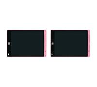 Pyugxab 2X Tableta de Dibujo LCD de 16 Pulgadas, Tableta de Escritura, Tablero de Grafiti en Color para Niños, Tableta de Dibujo de Cumpleaños de Navidad, Rosa
