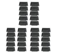 Pyugxab 30 Piezas Caja de Batería de 9 V/Soporte/Cubierta del Compartimento de la Caja con Clip de Batería de 9 Voltios para Accesorio de Repuesto de Registro de Bajo de Guitarra