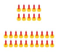 Pyugxab 30 Piezas Chupete de Silicona Tetina para Bebida de Leche para Alimentar Cordero, Oveja, Potro, Ternero, FáCil de Roscar en la Botella de Coque