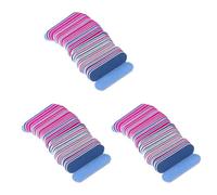 Pyugxab 300 Piezas Limas de Uñas Color Doble Lijado Mini Buffer de Madera 180/240 Herramientas Desechables de Manicura