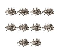 Pyugxab 300 tornillos de golpeador para guitarra eléctrica / y bajo, color plateado