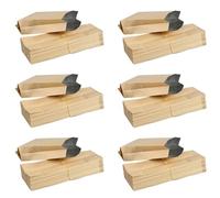 Pyugxab 300unids Cubierta de Papel Kraft Vintage Pequeno Papel Bolsa Kraft para sobre Impermeable del Regalo de Bolsas Dulces Regalos de Embalaje con Aroma 10.5cmx5cmx2cm