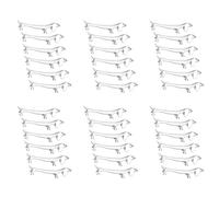 Pyugxab 36 unidades de palillos de comedor para perros pequeños, soporte de aleación de perro salchicha