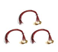 Pyugxab 36Pzs 27mm Discos Piezoelectricos con Conductores Microfono Tambor Gatillo Fonocaptor Acustico CBG Guitarra