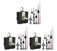 Pyugxab 3Conjunto 31MM Eje DIY Reloj de Cuarzo Mecanismo de Movimiento Manos Pared Reloj de Cuarzo Herramienta de ReparacióN Piezas de Repuesto