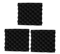 Pyugxab 3piezas 25X25X5CM Espuma de Aislamiento de Sonido Caja de Carton Estudio de Espuma Acustica Tratamiento