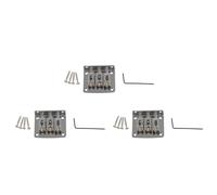 Pyugxab 3X Bola de Guitarra de 3 Cuerdas Cuerda Puente de Puente Puente de Cuerda Cuerda de Guitarra Puente de Cuerda de Reemplazo de Guitarra de 3 Cuerdas Plata