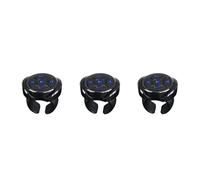 Pyugxab 3X Botón de Medios Inalámbrico Bluetooth Control Remoto Coche Motocicleta Bicicleta Volante Reproducción de Música Control Remoto para Teléfono Tablet