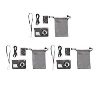 Pyugxab 3X CáMara Digital Pantalla HD CáMara de Video VideocáMara AntivibracióN Mini CáMara de 2,7 Pulgadas