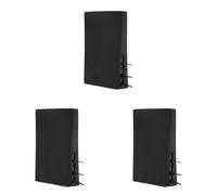 Pyugxab 3X Cubierta Protectora el Polvo Carcasa Protectora para Juegos Impermeable y Resistente A los ArañAzos, Adecuada para la Consola de Juegos Negro