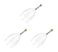 Pyugxab 3X Masaje de Cabeza Masajista de Cabeza de ArañA para Terapia de RelajacióN y Alivio del EstréS