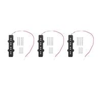 Pyugxab 3X Pro Electric Bass Tipo Abierto Silencioso Puente Pickup para 4 Cuerdas Estilo Negro 95 x 18,3 mm