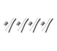 Pyugxab 4 abrazaderas de repuesto de nailon para kitesurf, válvula de bomba, accesorios de manguera y abrazadera de cometa