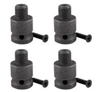 Pyugxab 4 adaptadores de portabrocas de 1/2 pulgada para conversión de llave de 1/2-20 Unf con 1 tornillo