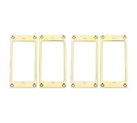Pyugxab 4 anillos de montaje para de guitarra Humbucker plano de metal