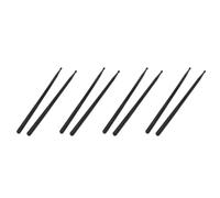 Pyugxab 4 Par de 5A Nylon Palillo Por Tambor Set Ligera Profesional Negro