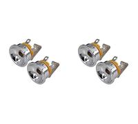 Pyugxab 4 piezas 6,35 mm 1/4 guitarra jack conector hembra salida placa para piezas de guitarra TL accesorios C