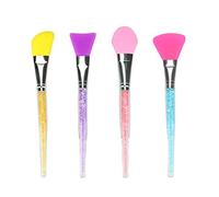 Pyugxab 4 pinceles de silicona para mascarilla, aplicador de máscara de barro , brocha para base suave mixta